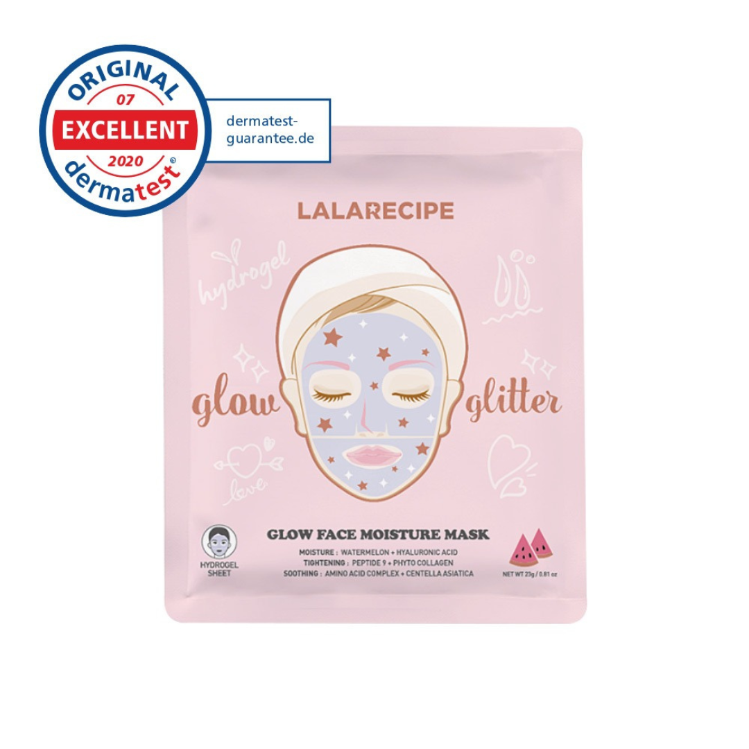 Mascarilla facial Glow Moisture Mask de LALARECIPE